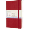 Скетчбук MOLESKINE Art Sketchbook Medium, нелинованный, красный ARTQP054F2