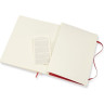 Блокнот MOLESKINE Classic Soft Large, пунктир, красный QP619F2