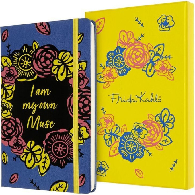 Блокнот MOLESKINE LE FRIDA KAHLO LARGE (синий) LEFKQP062CLT